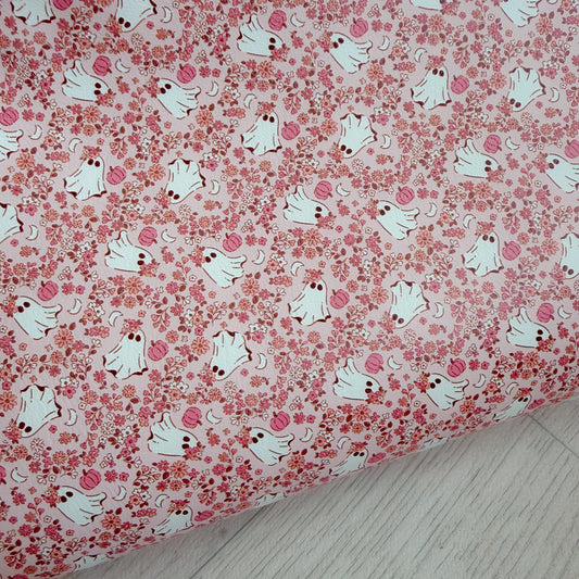 Darling Floral Ghostie Faux Leather Sheet