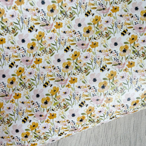 Floral Bees Leatherette