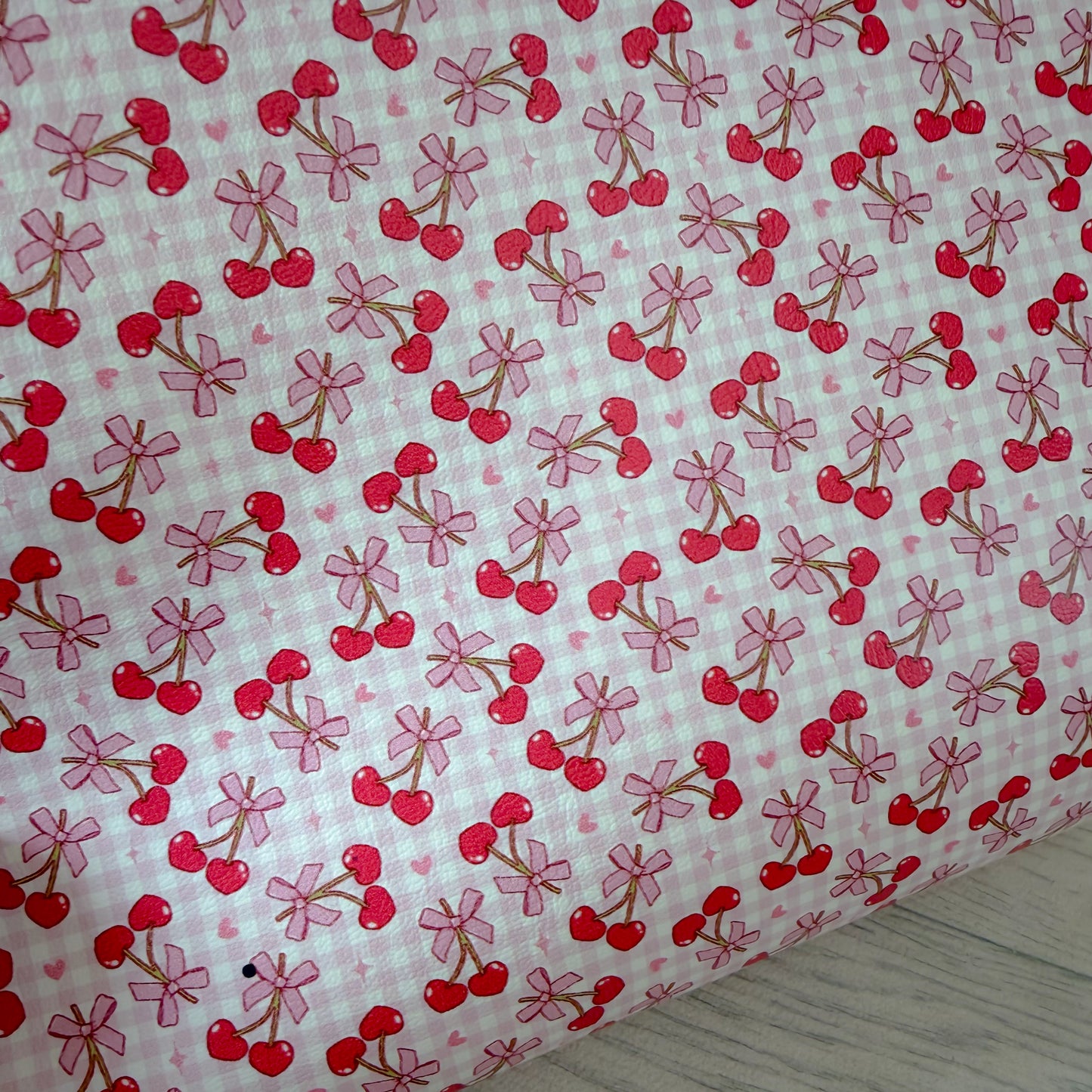 Cherry Picnic Leatherette