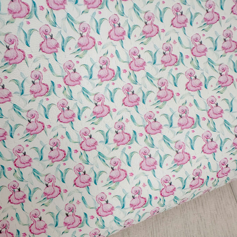 Cutie Flamingo Leatherette