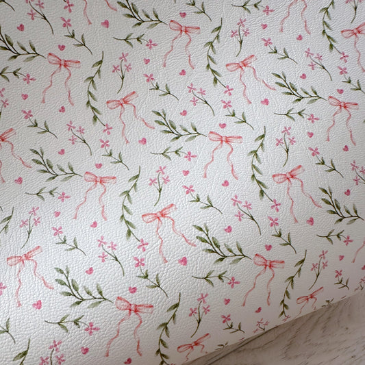 Bow Blooms Leatherette