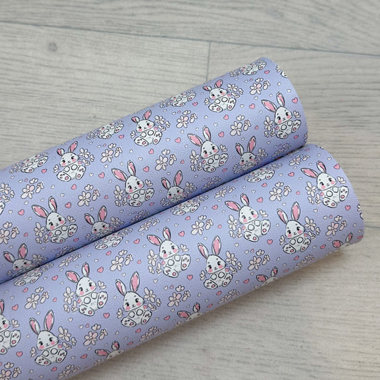 Lilac Bunny Leatherette