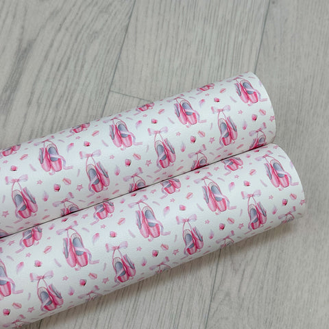 Bow Ballet Slippers Leatherette