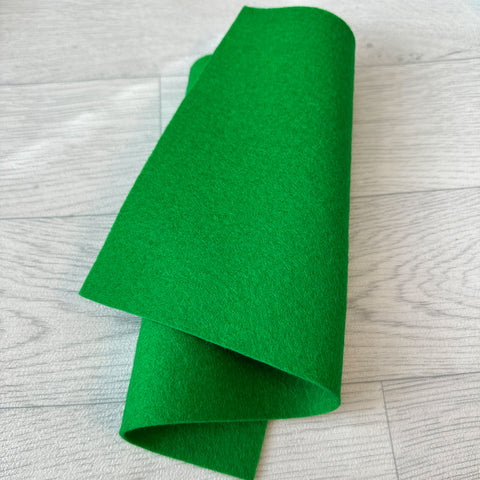 Jungle Green 100% Merino Wool Felt