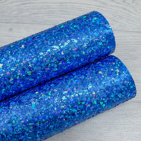 Royal Blue Hologram Extra Chunky Glitter