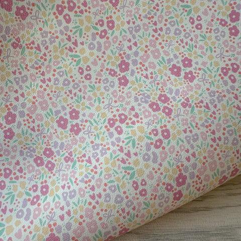 Bow Blooms Leatherette