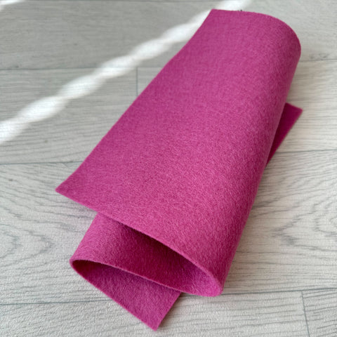 Sweet Pea Pink 100% Merino Wool Felt
