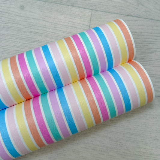 Chunky Rainbow Leatherette