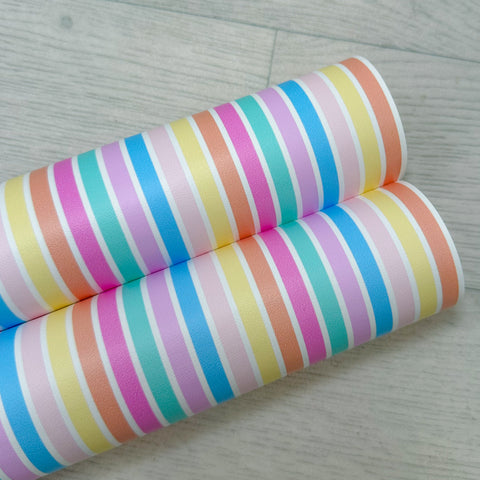 Chunky Rainbow Leatherette