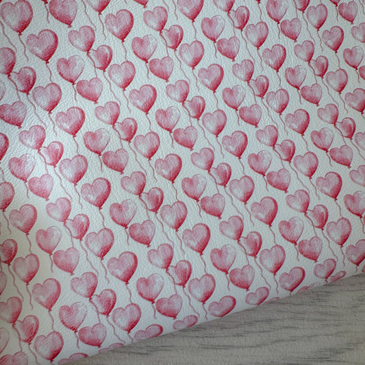 Heart Shape Balloons Leatherette