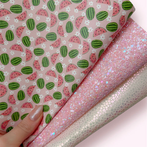 Watermelon Glitter Trio