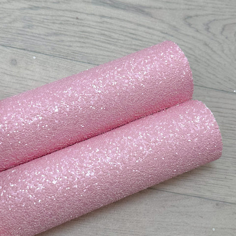 Lovely Pearls Pink Chunky Glitter