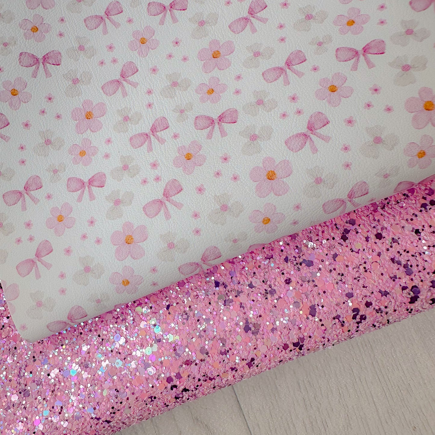 Blooms & Bows Glitter Duo