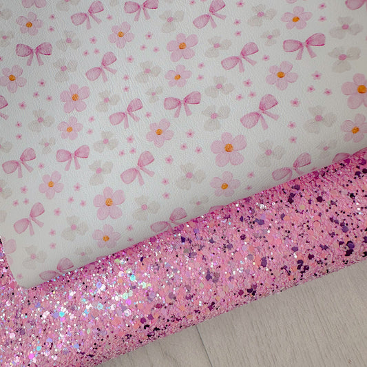 Blooms & Bows Glitter Duo