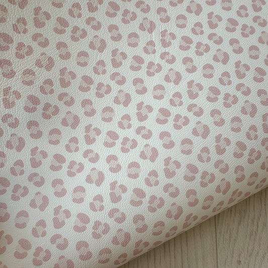 Nude & Leopard Leatherette