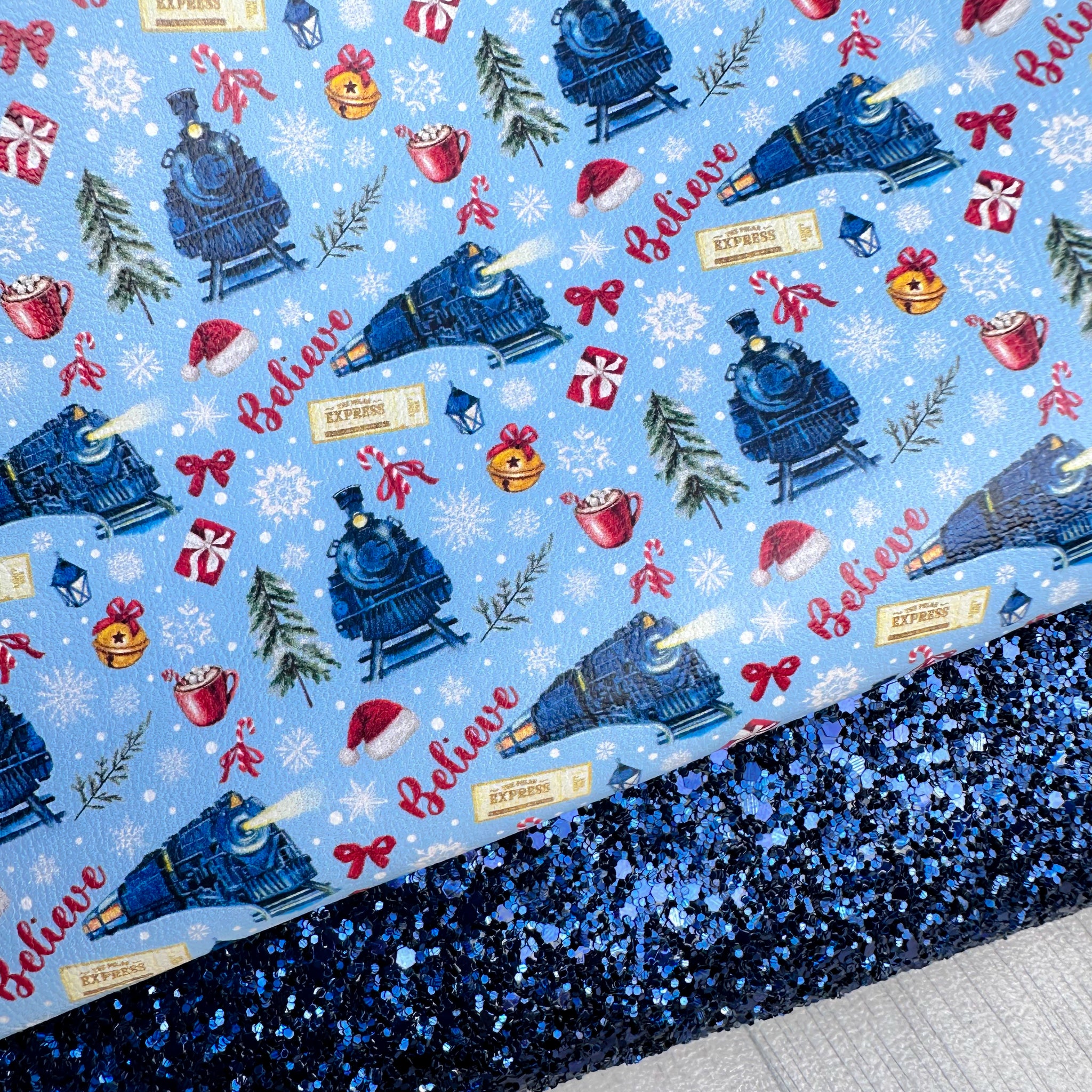 Christmas Train Glitter Duo