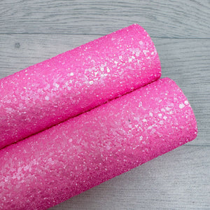 Pearly Neon Pink Glitter