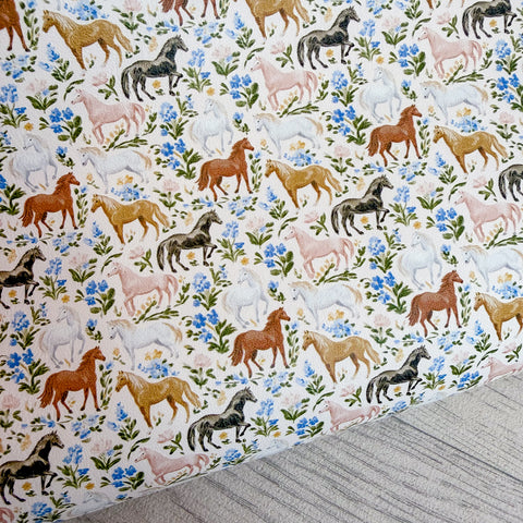 Pony Floral Leatherette