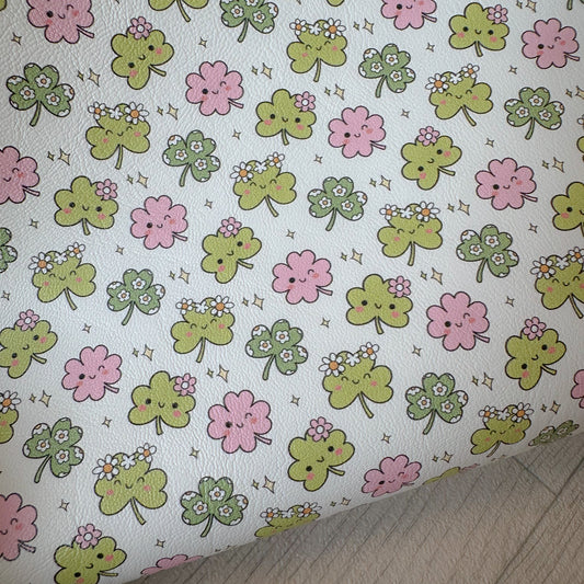 Cutie Clovers Leatherette