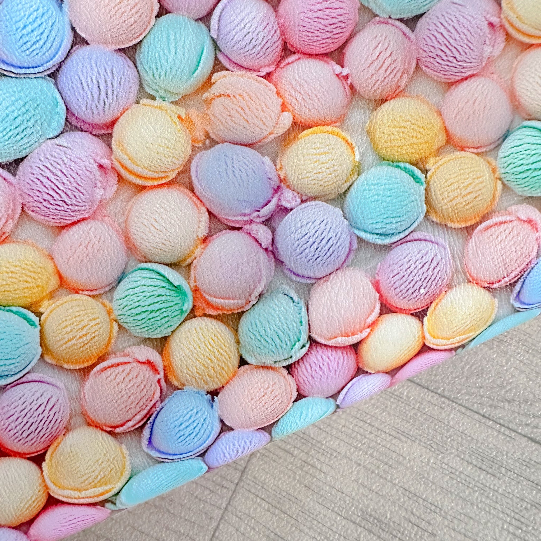 Pastel Ice Cream Scoops Leatherette