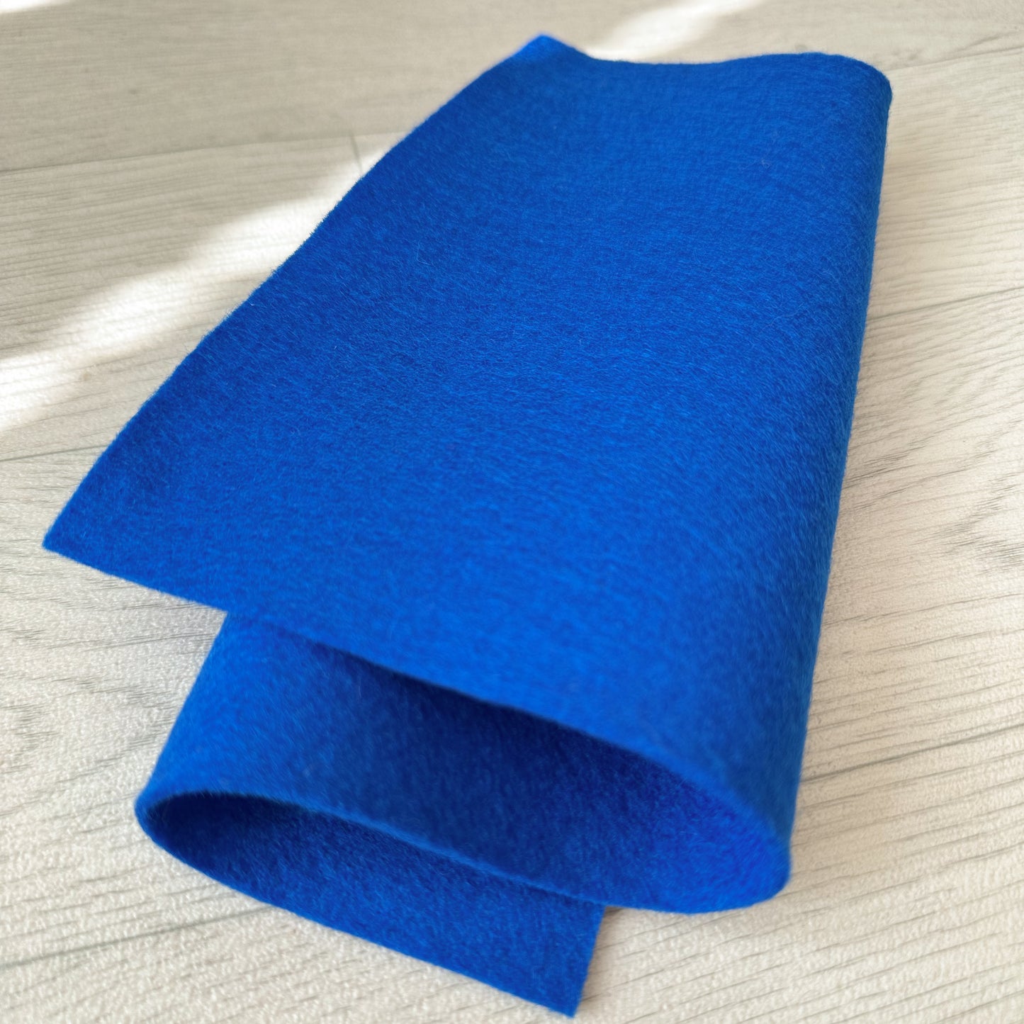 Cobalt Blue 100% Merino Wool Felt
