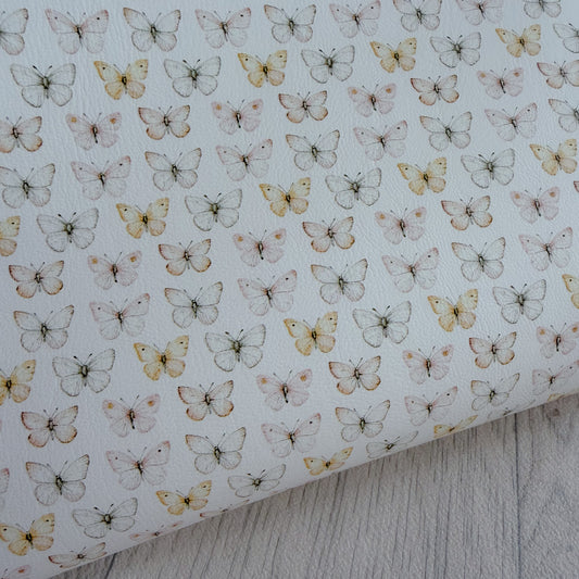 Delicate Butterfly Leatherette