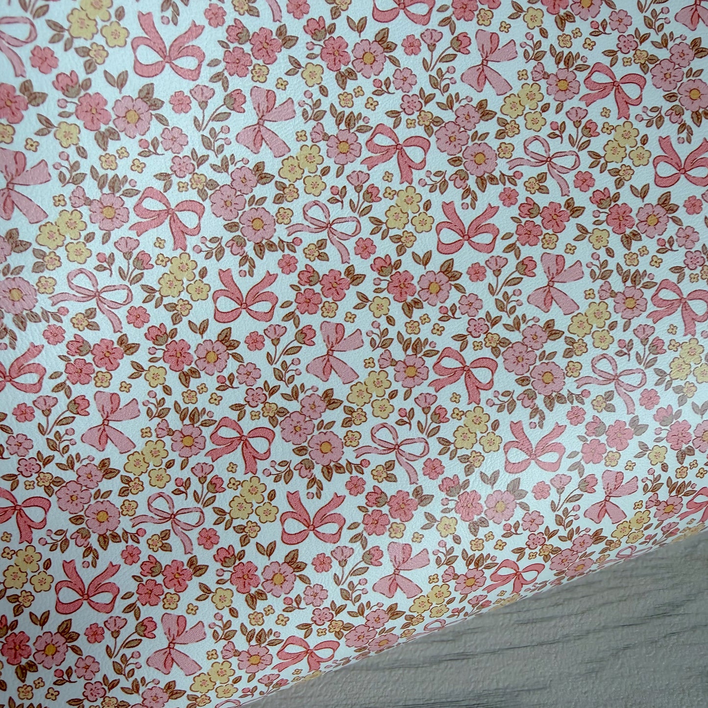 Bow Blossoms Leatherette