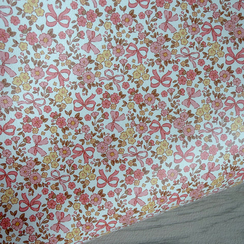 Bow Blossoms Leatherette