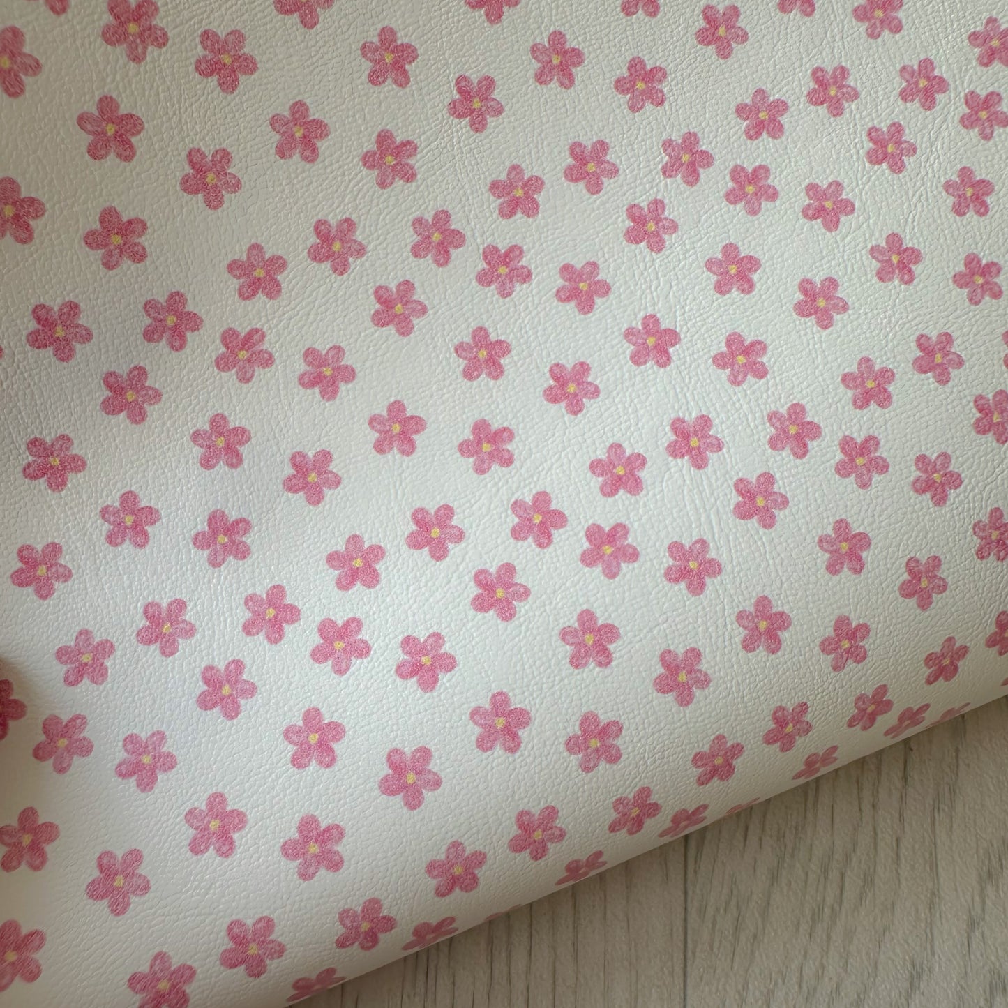 Hot Pink Daisies Leatherette