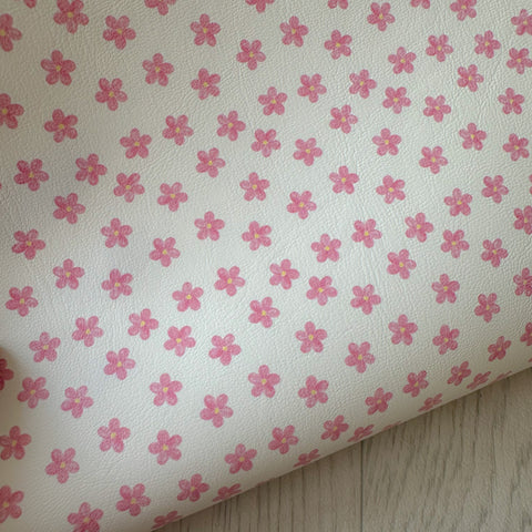 Hot Pink Daisies Leatherette