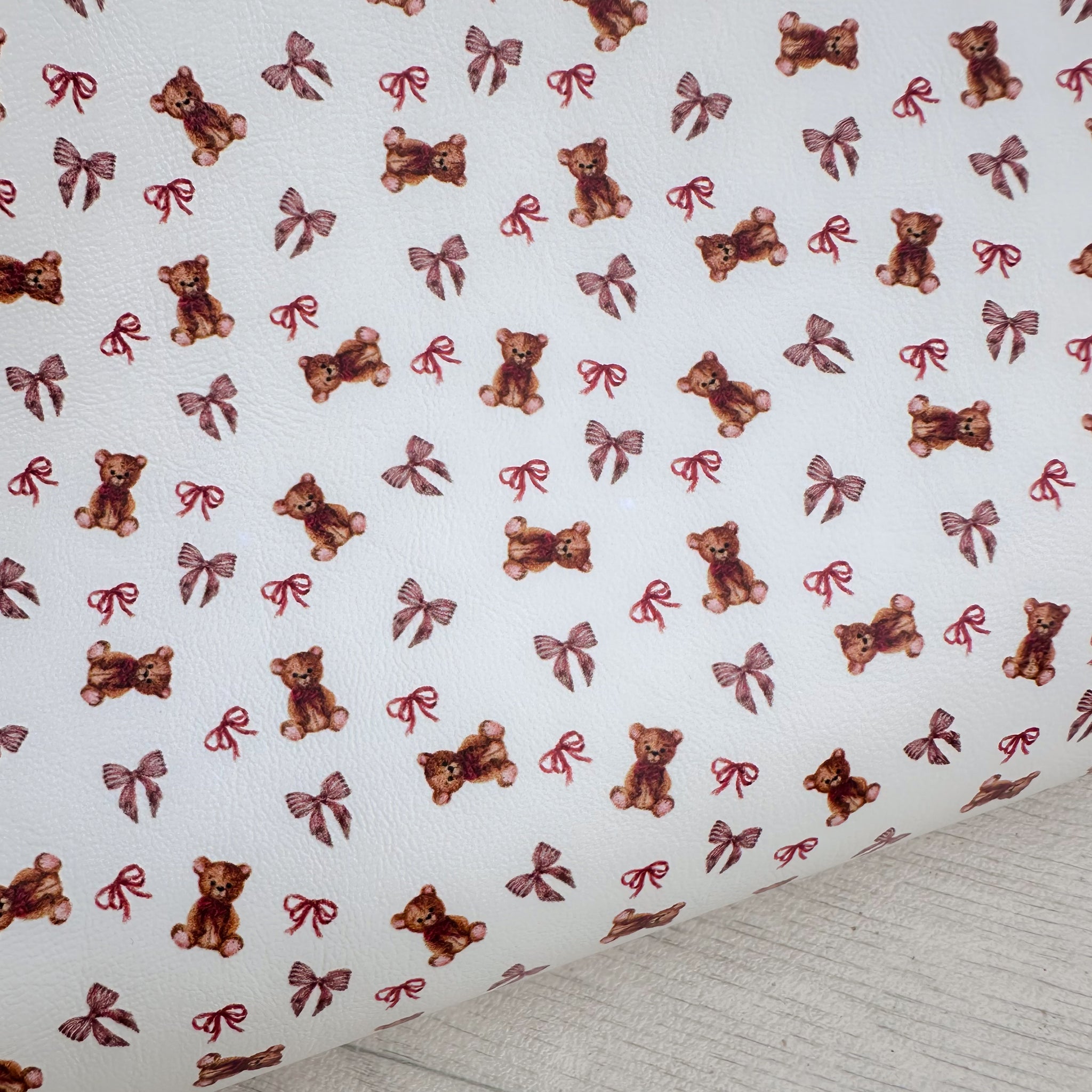 Mini Bears & Ribbons Leatherette