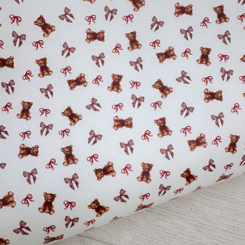 Mini Bears & Ribbons Leatherette