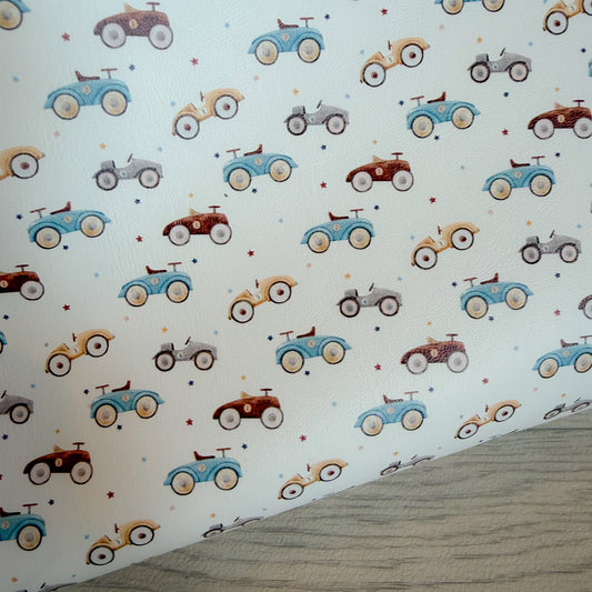 Cute Cars Leatherette