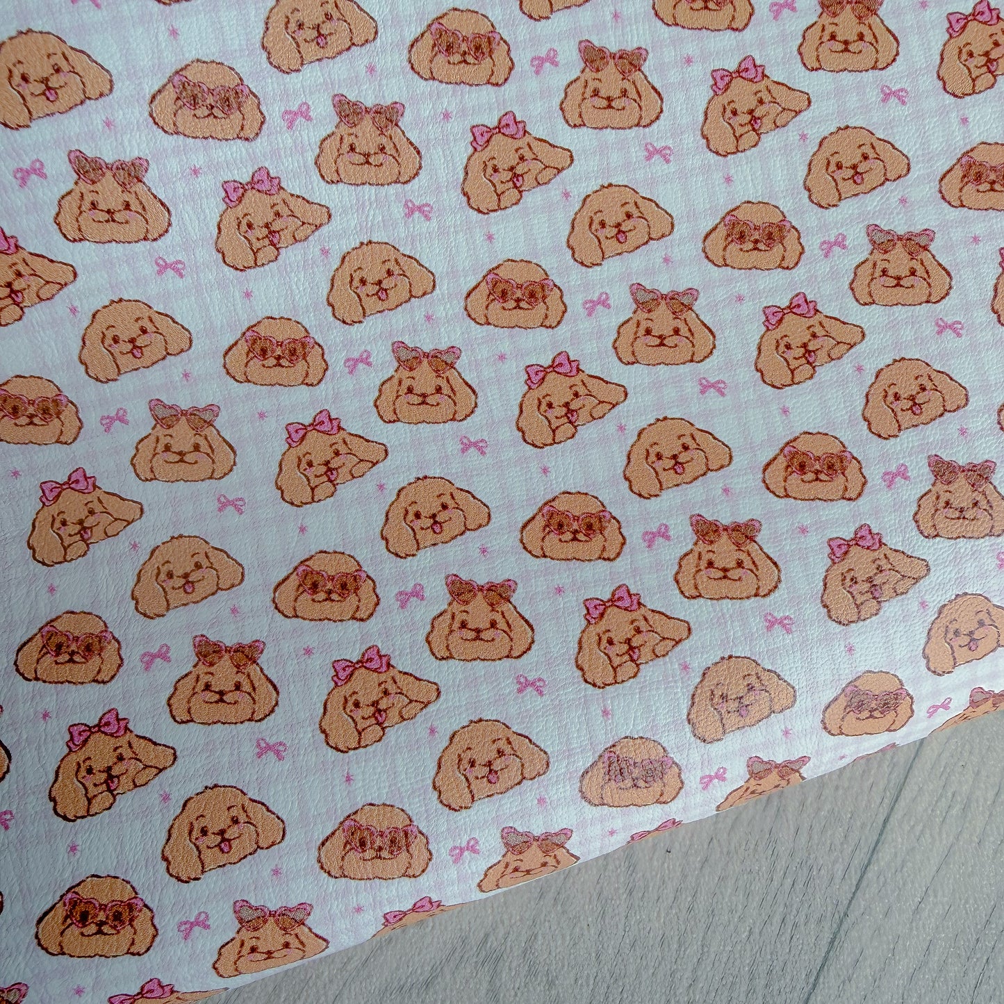 Groovy Pup Faux Leather Sheet