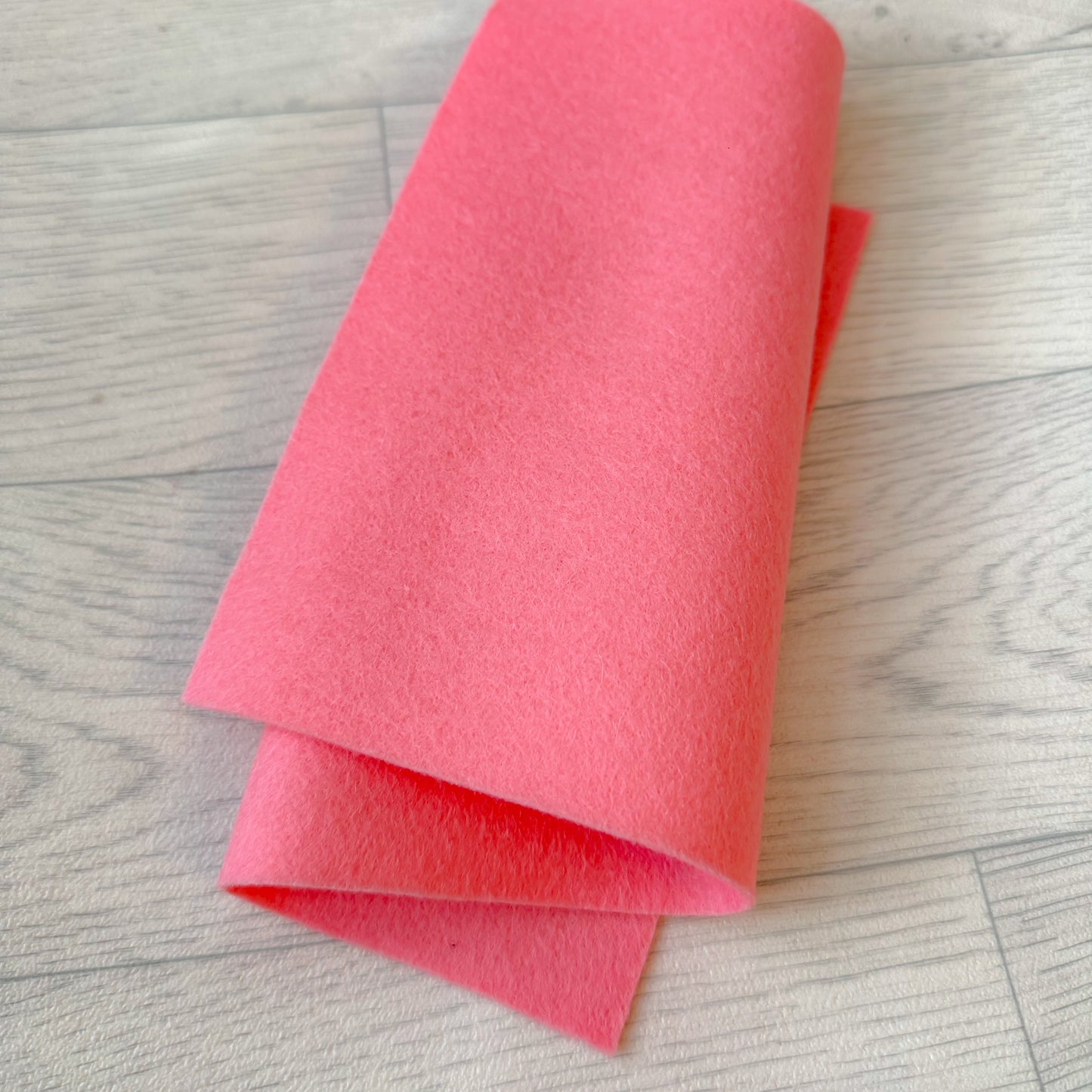 Bubblegum Pink 100% Merino Wool Felt