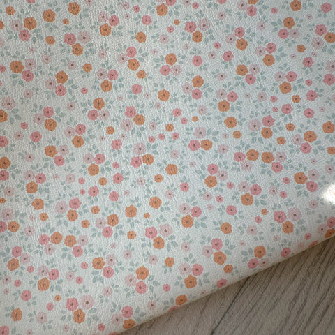 Trio Blossom Blooms Leatherette