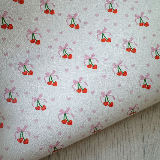Cherry Love Leatherette