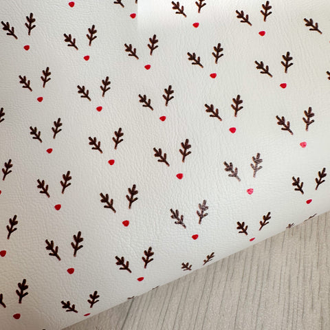 Antlers & Red Noses Leatherette