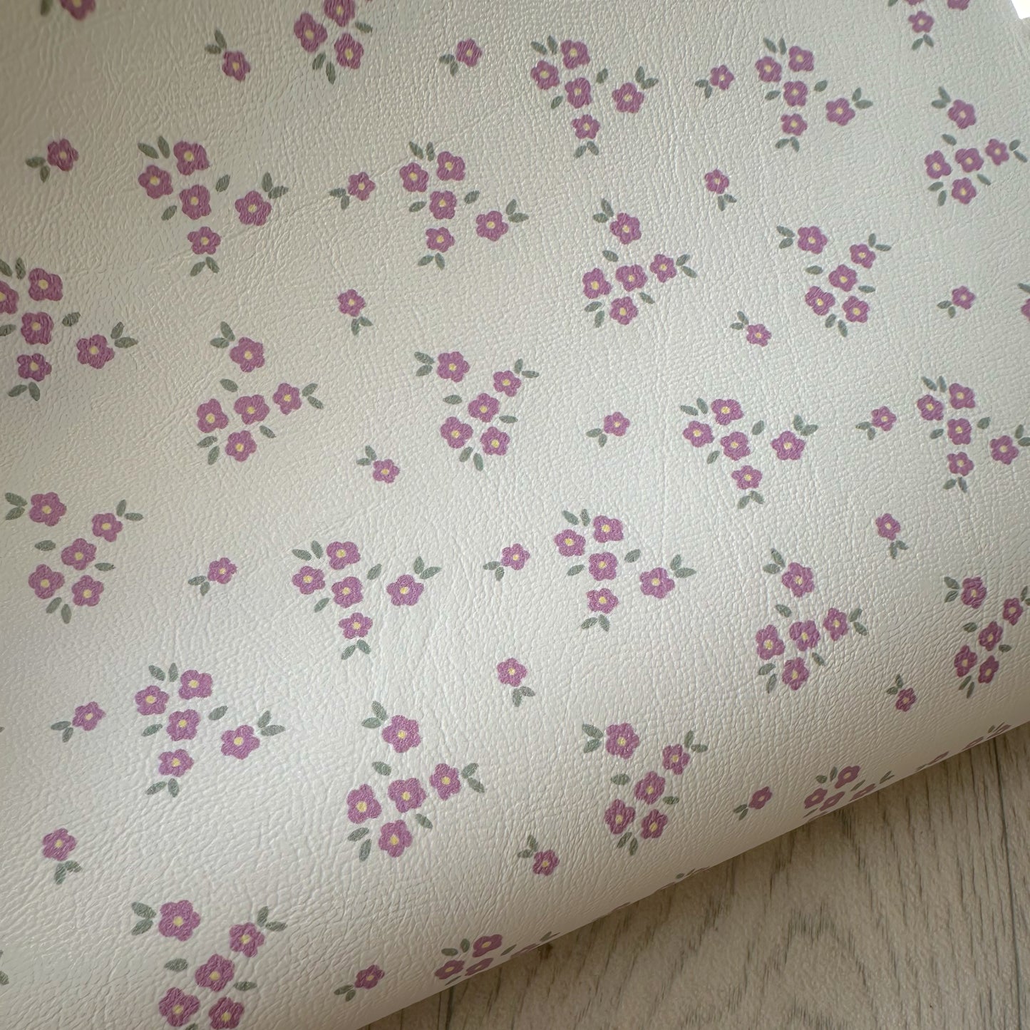 Sweet Lilac Blossoms Leatherette