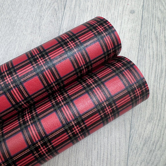 Tartan Leatherette