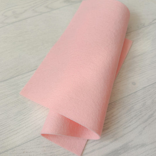 Bashful Pink 100% Merino Wool Felt