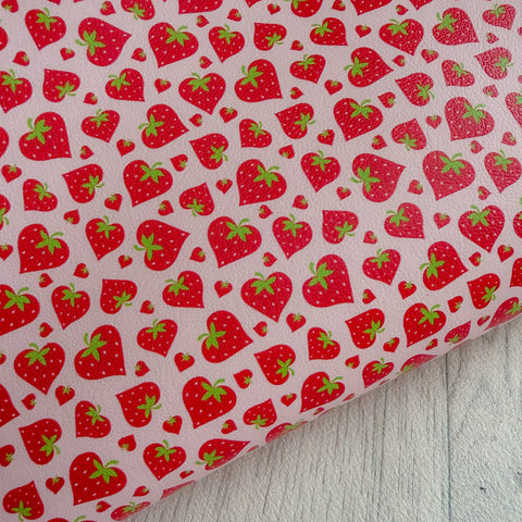 Strawberry Love Leatherette