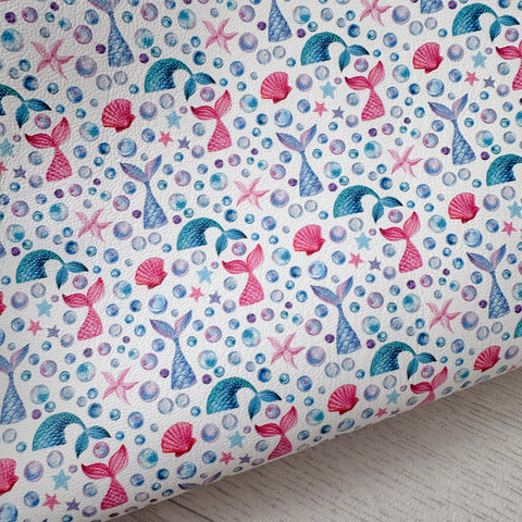 Mermaid Bubbles Leatherette
