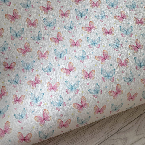 Pretty Butterflies Leatherette