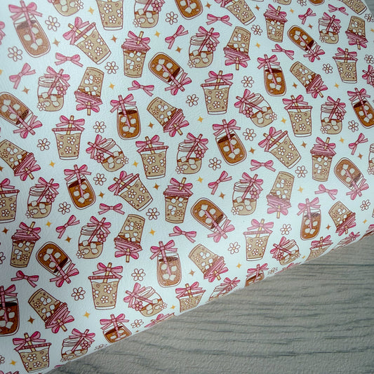 Cute Coffees Leatherette