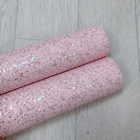 Gold Sprinkle Pale Pink Chunky Glitter