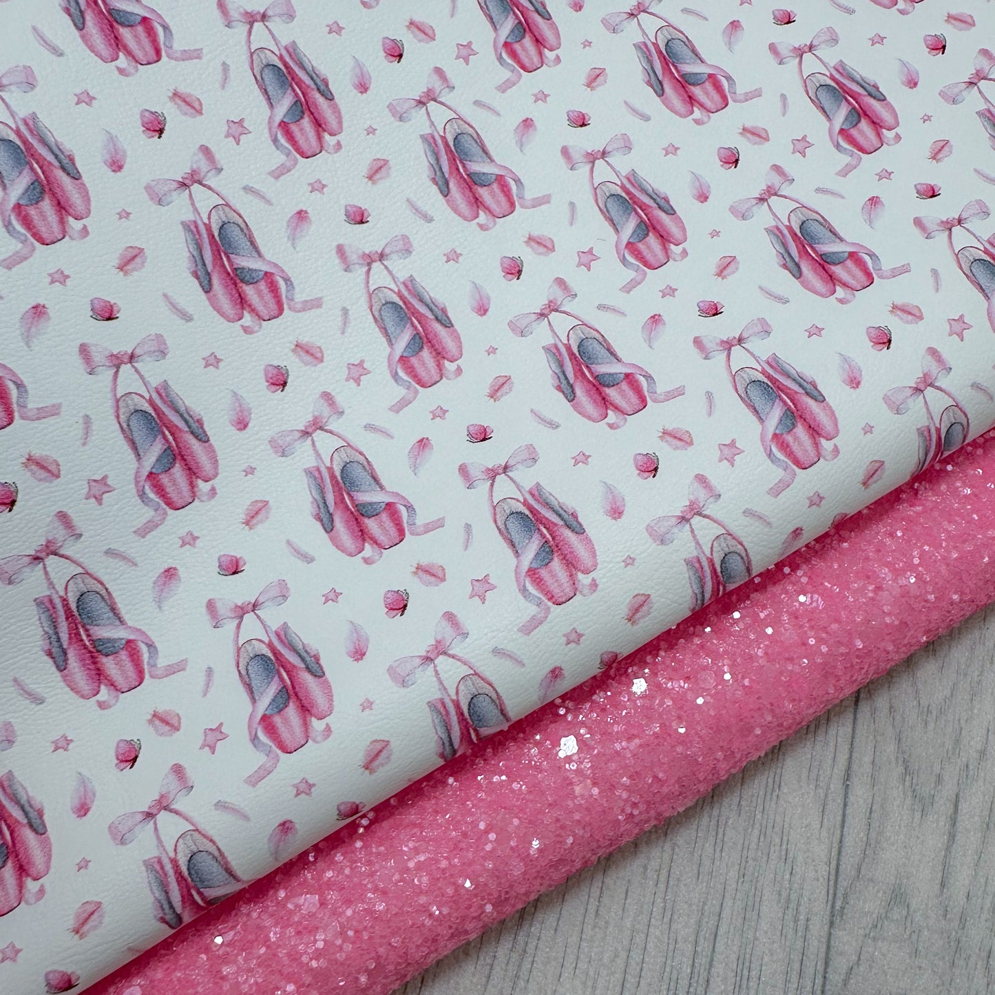 Bow Ballet Slipper Glitter Duo