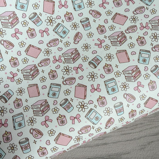 Books & Things Faux Leather Sheet