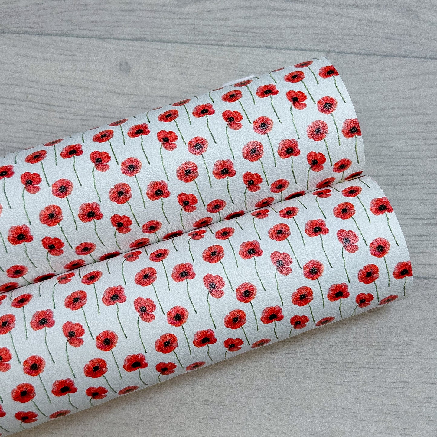 Poppy Field’s Faux Leather Sheet
