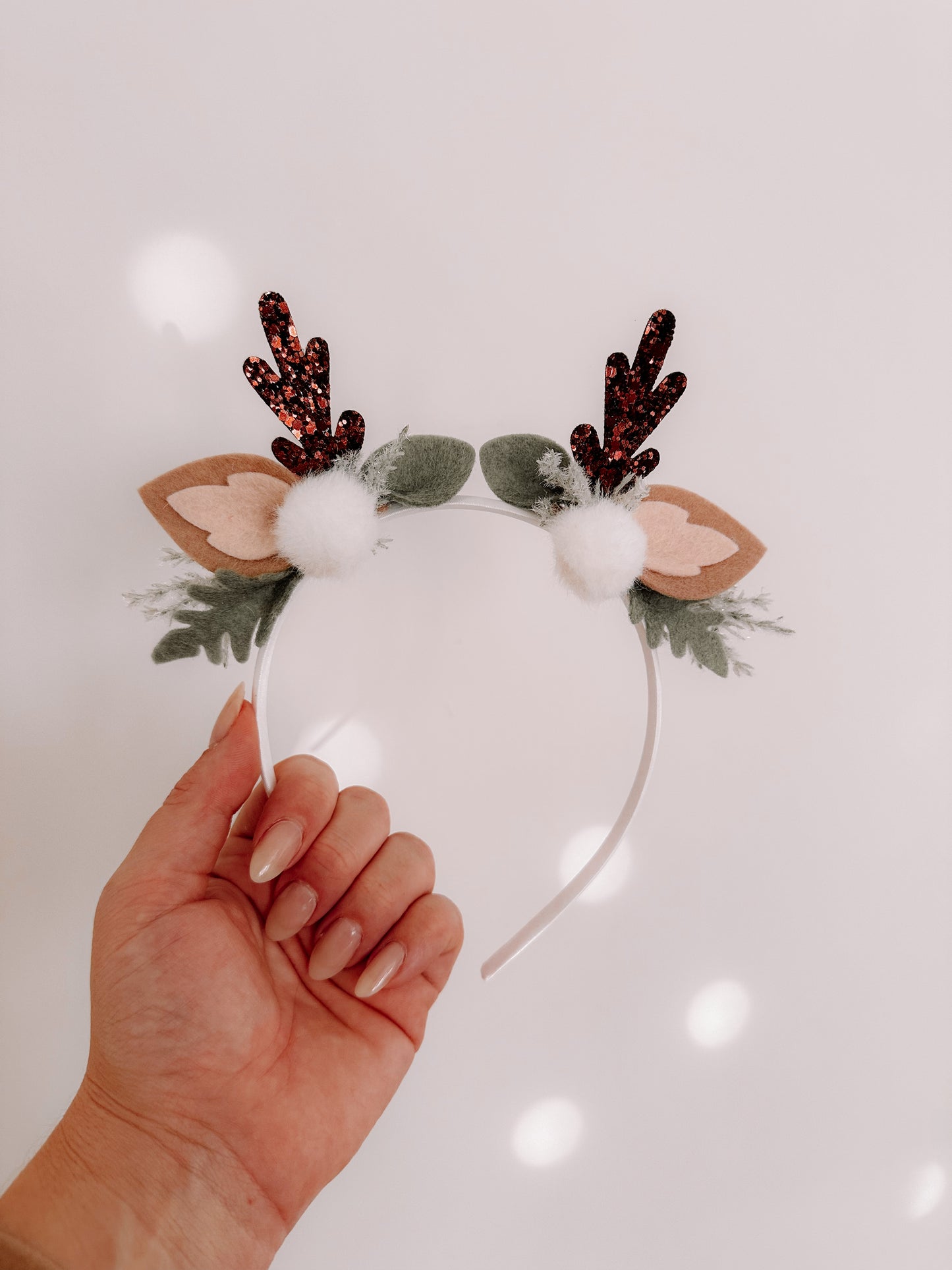 DIY Fawn & Foliage Pom Pom Headband Kit
